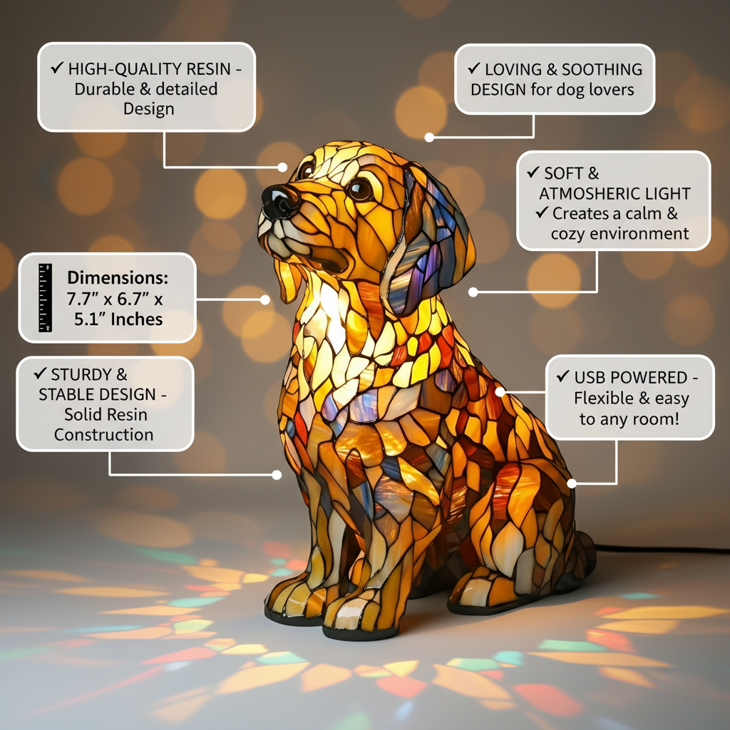 Lily – Golden Retrieverbeeldje