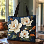 Handgemaakte Gequiltte Tas - Delicate Magnolia