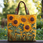 Gequilte Tas – Zonnebloemen