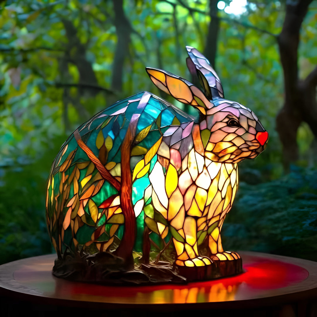 Noppie – Gekleurde Konijnenlamp