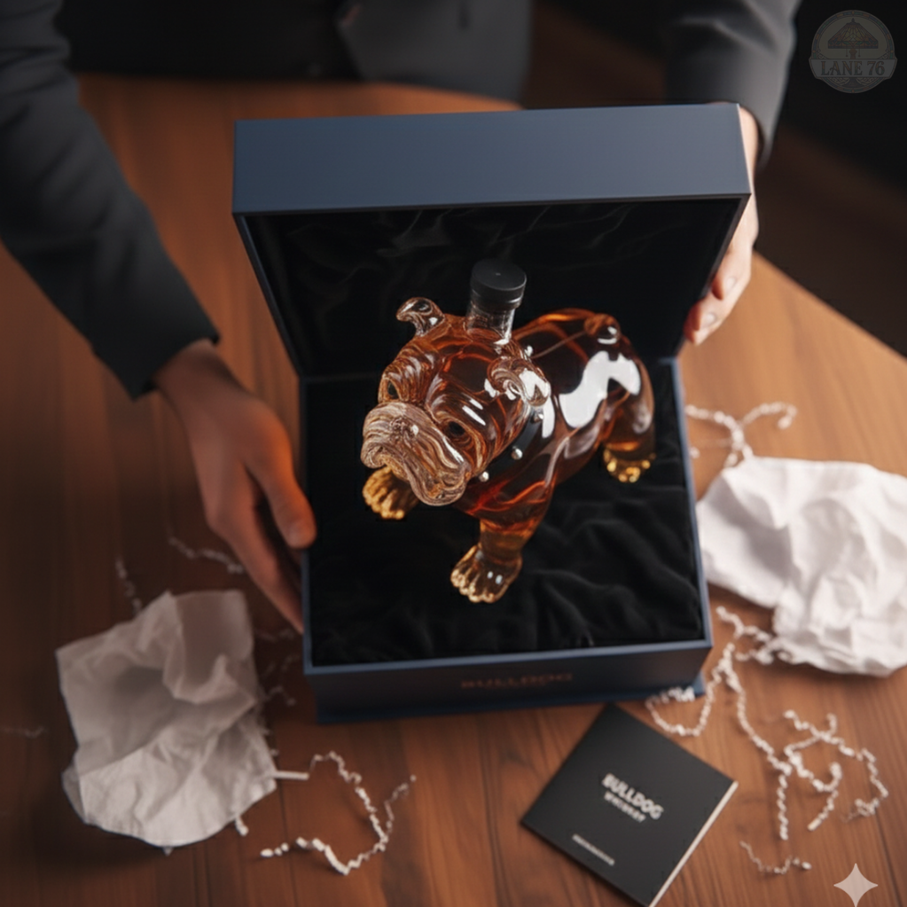 Whiskey Fles - Bulldog Editie
