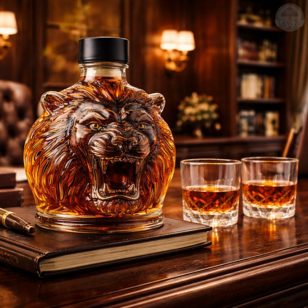Whiskey Karaf - Leeuwen Editie