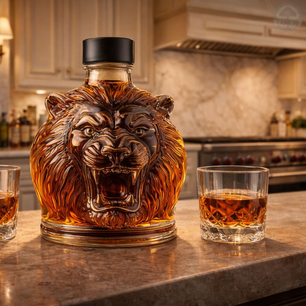 Whiskey Karaf - Leeuwen Editie