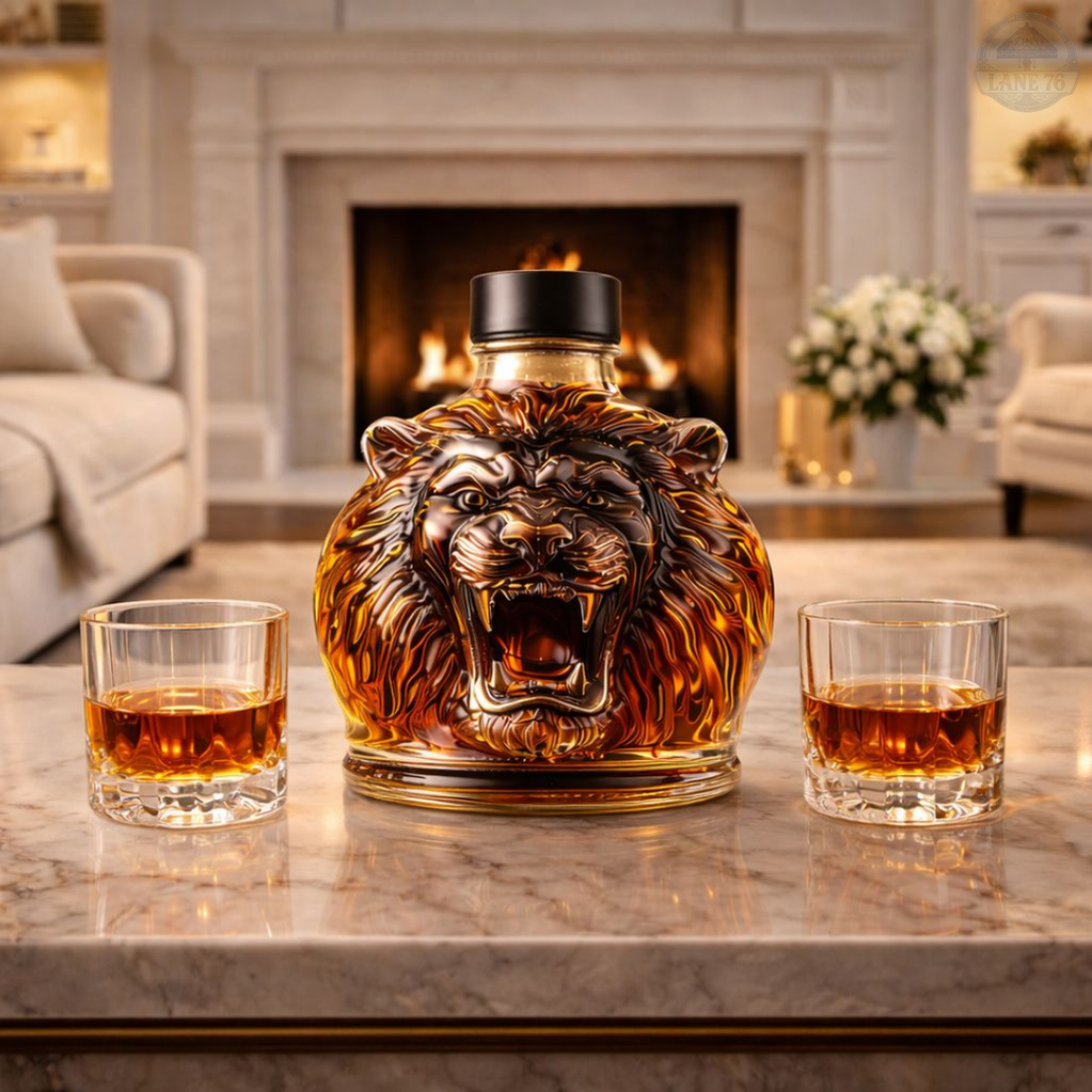 Whiskey Karaf - Leeuwen Editie