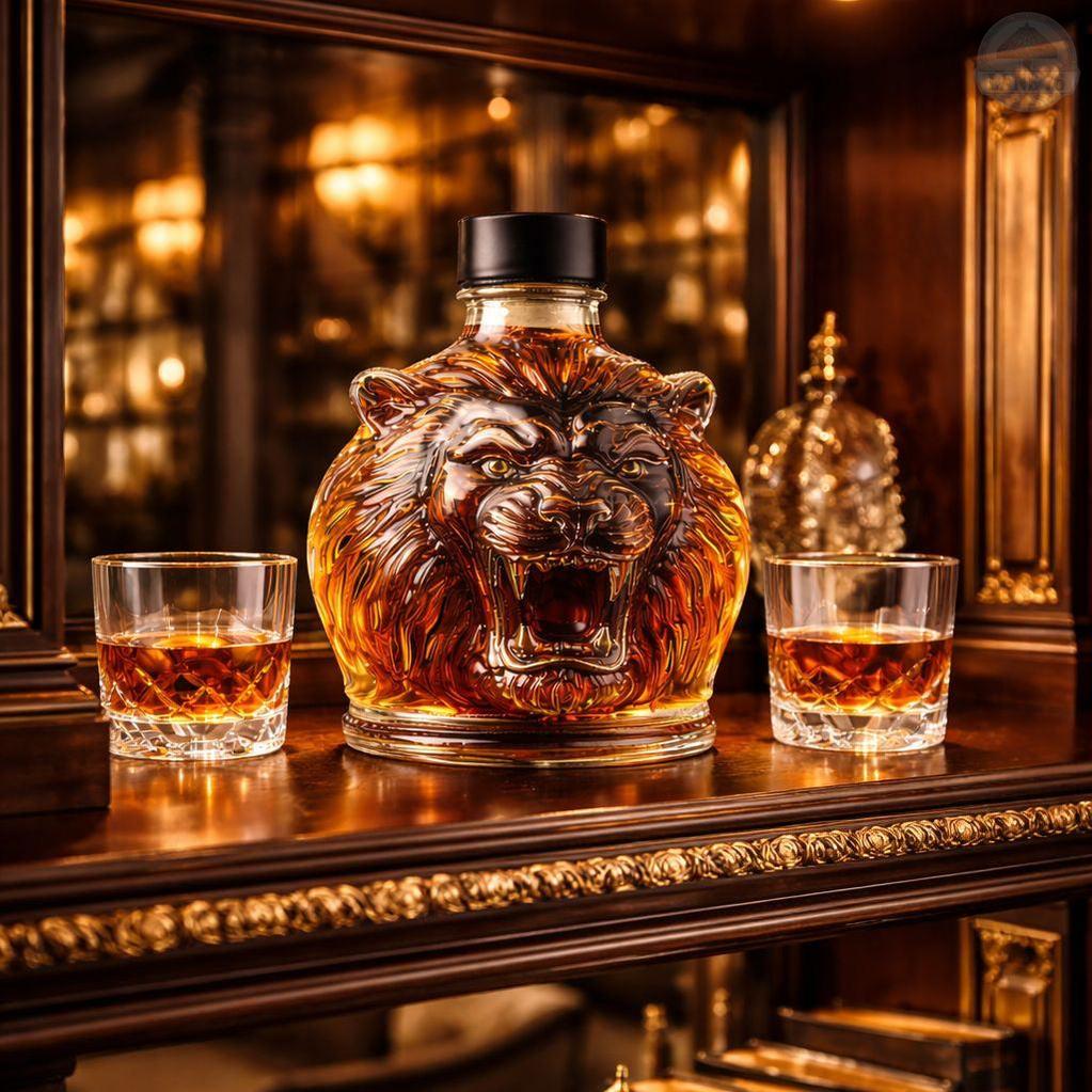 Whiskey Karaf - Leeuwen Editie