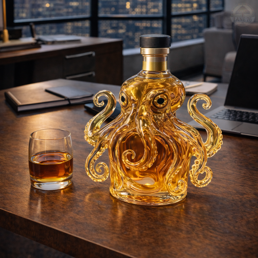 Whiskey Karaf - Octopus Editie