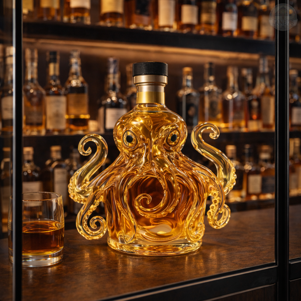 Whiskey Karaf - Octopus Editie