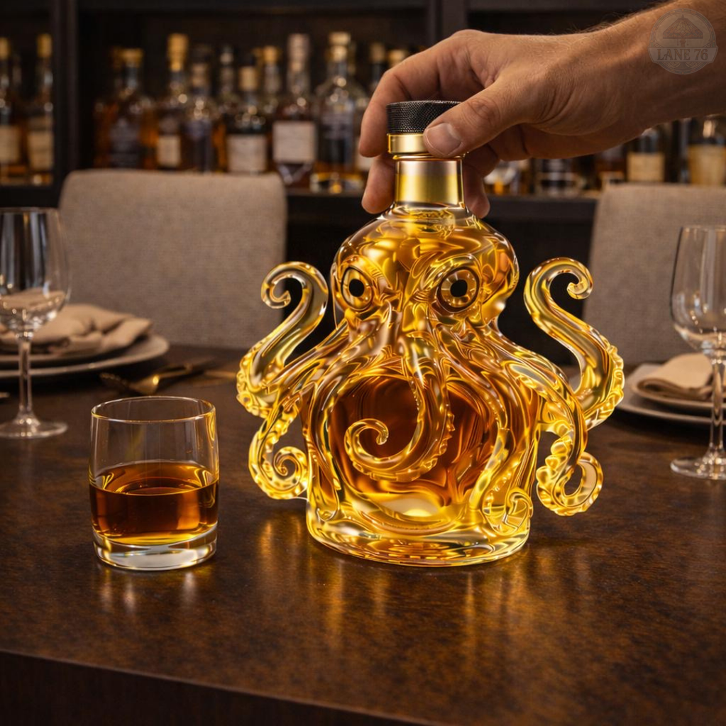Whiskey Karaf - Octopus Editie