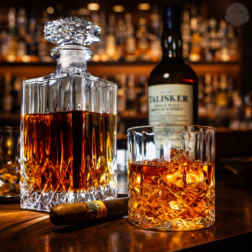 Whiskeykaraf - Set met Flessen en Glazen