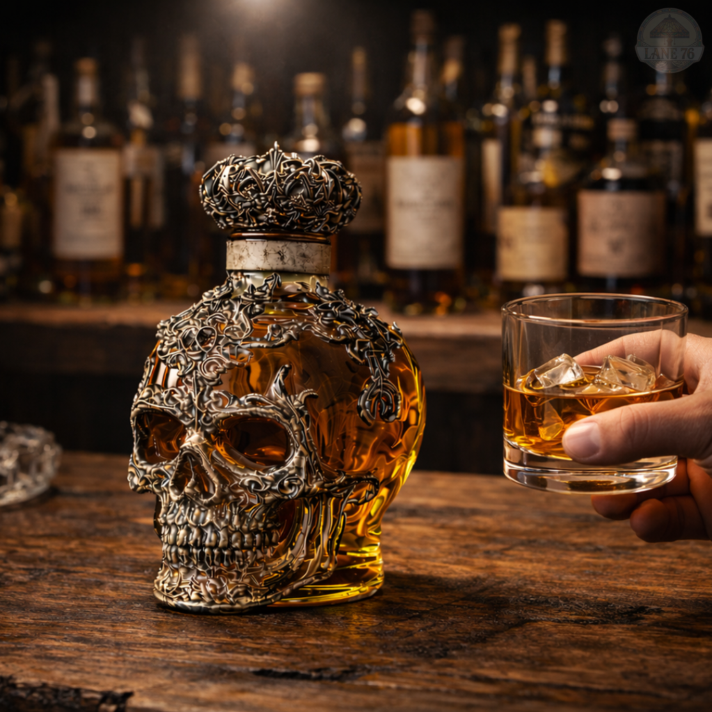 Whiskey Karaf - Skull Editie