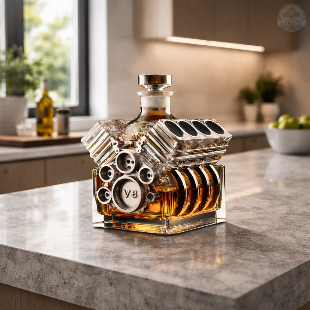 Whiskeykaraf - V8 Motor Editie