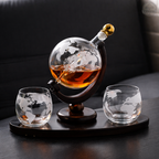 Whiskeykaraf - Wereldkaart Editie